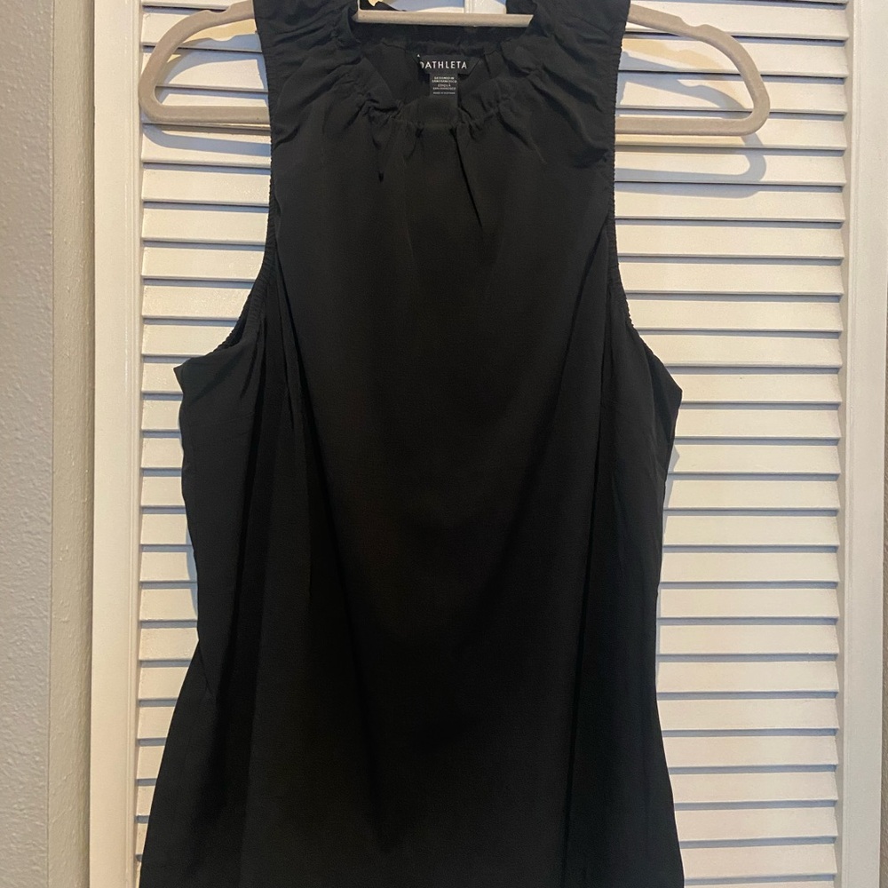 Athleta Women's Navigate Black Sleeveless Top